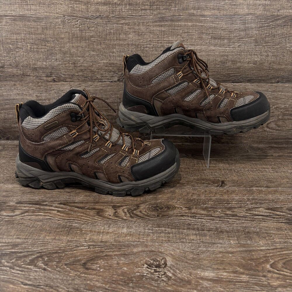 RedHead Overland Boots Men's 11.5 Brown Combat Mid Ankle Hiking Trail Lace Up